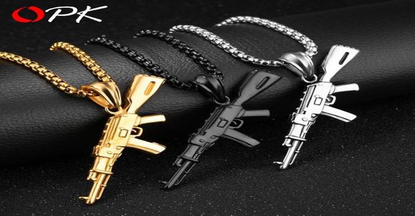 stainless steel hip hop ak47 assault rifle necklace men punk gold and silver titanium steel gun necklace jewelry47676839264325
stainless steel hip hop ak47 assault rifle necklace men punk gold and silver titanium steel gun necklace jewelry47676839264325