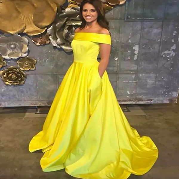 prom party gown yellow evening dresses new formal girls pageant a line satin plus size custom lace up ball gown off-shoulder bateau, Black
prom party gown yellow evening dresses new formal girls pageant a line satin plus size custom lace up ball gown off-shoulder bateau, Black