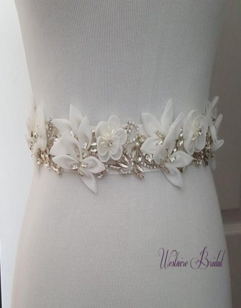 custom made exquisite beaded flowers wedding belt for bridal wedding accessory rhinestone crystals wedding sashes with ribbon255471477982, White
custom made exquisite beaded flowers wedding belt for bridal wedding accessory rhinestone crystals wedding sashes with ribbon255471477982, White