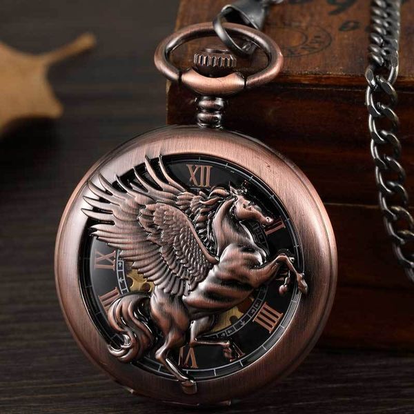 pocket watches vintage fantasy pegasus horse mechanical pocket watch chains bronze hollow steampunk skeleton fob watches for men gifts reloj, Slivery;golden
pocket watches vintage fantasy pegasus horse mechanical pocket watch chains bronze hollow steampunk skeleton fob watches for men gifts reloj, Slivery;golden
