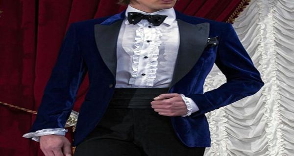 blue velvet wedding groomsmen tuxedos groom wear 2018 black peaked lapel two piece business party men suits jacket pants wais6478734, Black;gray
blue velvet wedding groomsmen tuxedos groom wear 2018 black peaked lapel two piece business party men suits jacket pants wais6478734, Black;gray