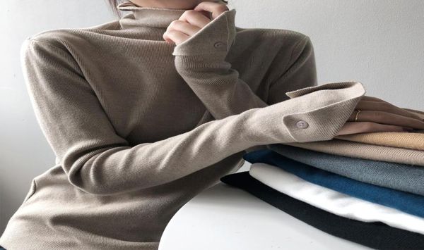 women's sweaters woman autumn winter pullover 2022 rhine long sleeve button sweater half high collar8623172, White;black
women's sweaters woman autumn winter pullover 2022 rhine long sleeve button sweater half high collar8623172, White;black