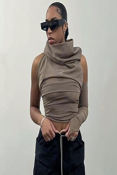 women039s tshirt pile collar backless streetwear women tshirts sleeveless hooded vintage solid crop slim casual fashion 9986124, White
women039s tshirt pile collar backless streetwear women tshirts sleeveless hooded vintage solid crop slim casual fashion 9986124, White
