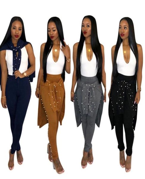 2018 women casual beads twopiece pants solid scoop neck long sleeve high waist peplum long t shirt and pant set lady two piece ou2089995, White
2018 women casual beads twopiece pants solid scoop neck long sleeve high waist peplum long t shirt and pant set lady two piece ou2089995, White