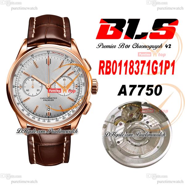 bls v2 premier b01 eta a7750 automatic chronograph mens watch 42 rose gold silver dial brown leather rb0118371g1p1 super edition reloj hombr, Slivery;brown
bls v2 premier b01 eta a7750 automatic chronograph mens watch 42 rose gold silver dial brown leather rb0118371g1p1 super edition reloj hombr, Slivery;brown