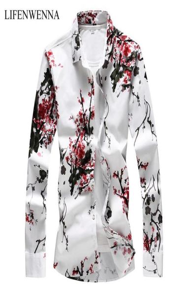 men039s casual shirts 2021 autumn fashion shirt slim fit long sleeve floral mens clothes trend flower plus size 7xl4339311, White;black
men039s casual shirts 2021 autumn fashion shirt slim fit long sleeve floral mens clothes trend flower plus size 7xl4339311, White;black