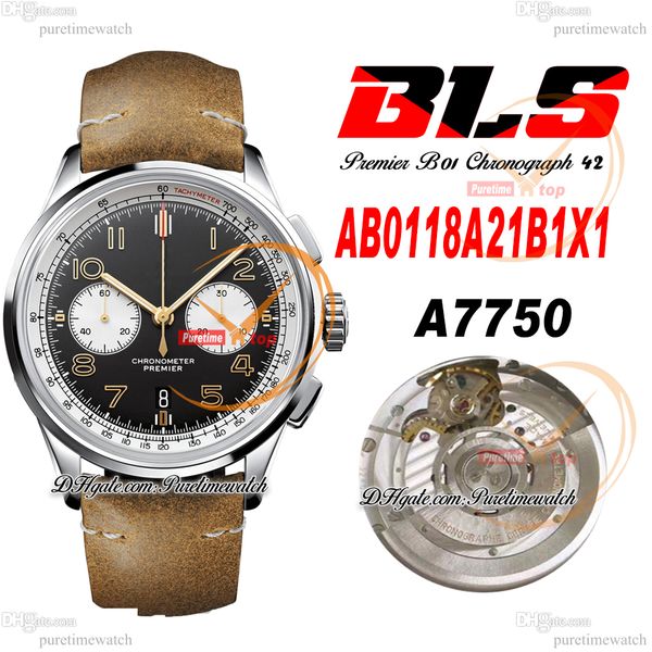 bls v2 premier b01 eta a7750 automatic chronograph mens watch 42 black white dial brown leather watches norton ab0118a21b1x1 super edition r, Slivery;brown
bls v2 premier b01 eta a7750 automatic chronograph mens watch 42 black white dial brown leather watches norton ab0118a21b1x1 super edition r, Slivery;brown