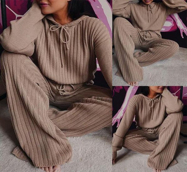 women039s two piece pants fashion trends women39s fall knit suit long sleeve hooded high waist wide leg trouser casual w3942432, White
women039s two piece pants fashion trends women39s fall knit suit long sleeve hooded high waist wide leg trouser casual w3942432, White