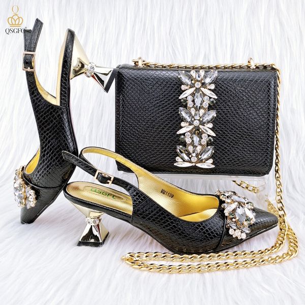 dress shoes qsgfc 2023 italian design embossed varnish style big diamond decoration classic women and bag set 230807, Black
dress shoes qsgfc 2023 italian design embossed varnish style big diamond decoration classic women and bag set 230807, Black