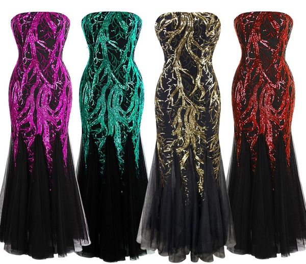 angelfashions women strapless sweetheart sequins paillette tree branch tulle mermaid dresses bridal party evening gowns for women1592063, Black
angelfashions women strapless sweetheart sequins paillette tree branch tulle mermaid dresses bridal party evening gowns for women1592063, Black