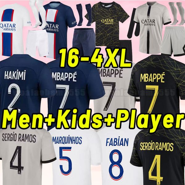 adults kids 22 23 psgs mbappe soccer jerseys 2022 2023 di maria wijnaldum sergio ramos hakimi fourth maillots football kit icardi verratti f, Black;yellow
adults kids 22 23 psgs mbappe soccer jerseys 2022 2023 di maria wijnaldum sergio ramos hakimi fourth maillots football kit icardi verratti f, Black;yellow