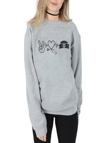 women039s hoodies sweatshirts peace love heartlove jumper women streetwear autumn pullover crewneck sweatshirt funny nurses3906694, Black
women039s hoodies sweatshirts peace love heartlove jumper women streetwear autumn pullover crewneck sweatshirt funny nurses3906694, Black