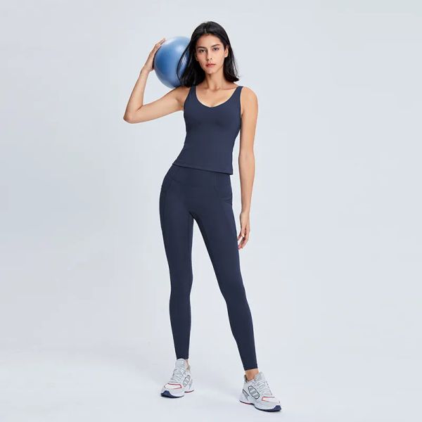 l-009 v neck tank for yoga workouts fitness sports shirts vest quick dry breathable gym bare sense soft slim fit women t-shirt
l-009 v neck tank for yoga workouts fitness sports shirts vest quick dry breathable gym bare sense soft slim fit women t-shirt