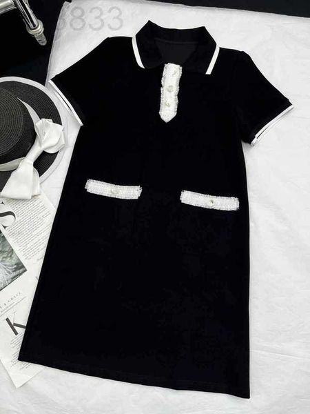 basic & casual dresses designer 23 summer new style temperament reduced age sweet contrast color polo short sleeve dress 31h8, Black;gray
basic & casual dresses designer 23 summer new style temperament reduced age sweet contrast color polo short sleeve dress 31h8, Black;gray