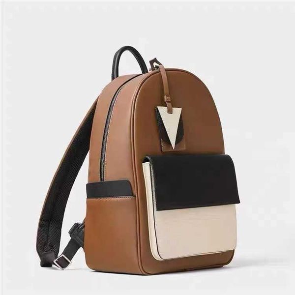 men's bag tri color combination backpack business travel bag leisure computer backpack large capacity bookbag 230715
men's bag tri color combination backpack business travel bag leisure computer backpack large capacity bookbag 230715