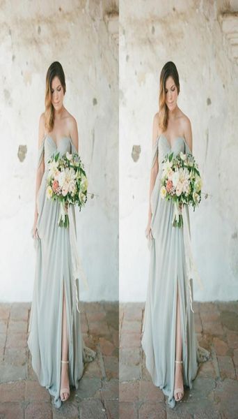 side split plus size bridesmaid dresses 2017 new long for wedding guest dress sage chiffon off shoulder party maid of honor g2424049, White;pink
side split plus size bridesmaid dresses 2017 new long for wedding guest dress sage chiffon off shoulder party maid of honor g2424049, White;pink