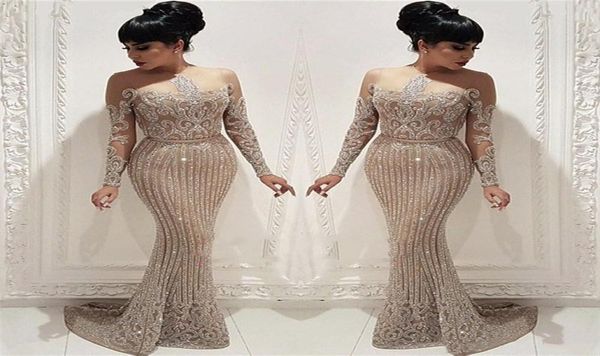 sparkling arabic sequins lace mermaid prom dresses elegant long sleeves sheer crew neck evening gowns plus size vestidos de festa 4746378, Black;red
sparkling arabic sequins lace mermaid prom dresses elegant long sleeves sheer crew neck evening gowns plus size vestidos de festa 4746378, Black;red