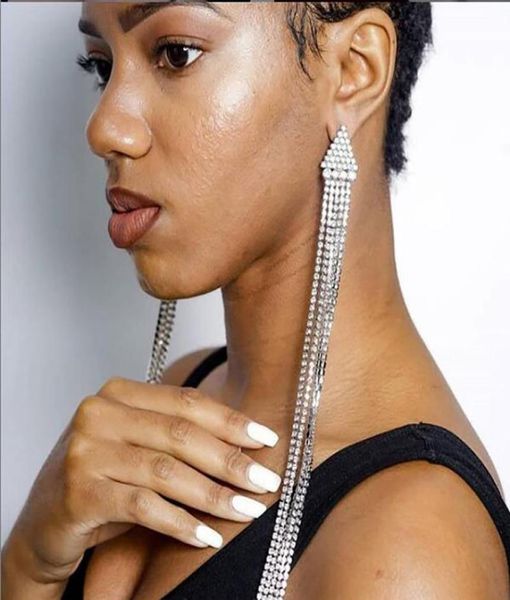 dangle chandelier stonefans long big tassel rhinestone drop earrings for women crystal elegant geometric triangle earring bridal7442787, Silver
dangle chandelier stonefans long big tassel rhinestone drop earrings for women crystal elegant geometric triangle earring bridal7442787, Silver