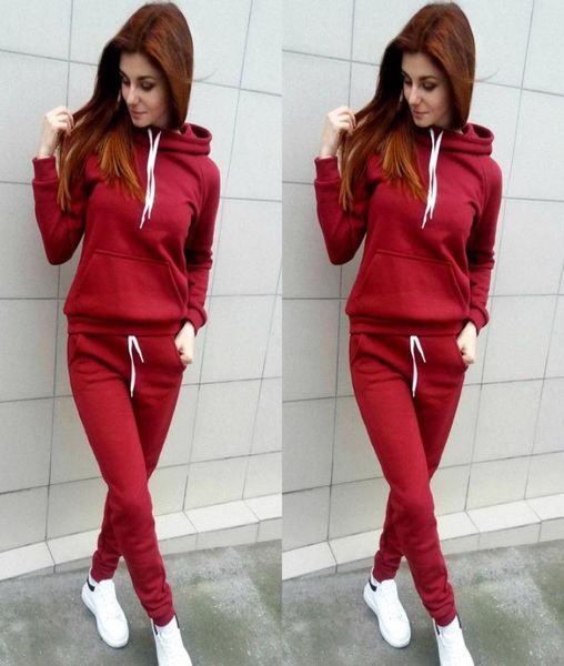 2020 new arrival fallwinter casual hoodie 2pcs womens tracksuit coatpants suit exercise sweatshirt wine red 3colors 3647001, White;black
2020 new arrival fallwinter casual hoodie 2pcs womens tracksuit coatpants suit exercise sweatshirt wine red 3colors 3647001, White;black