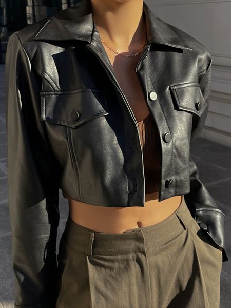 womens jackets rtgse vintage pu leather jacket coat windbreaker faux fur outerwear motorcycle y2k 90s streetwear 230808, Black;brown
womens jackets rtgse vintage pu leather jacket coat windbreaker faux fur outerwear motorcycle y2k 90s streetwear 230808, Black;brown