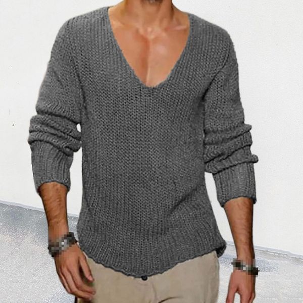 men's sweaters winter chic straight casual sweater men autumn fashion solid color vneck knitted long sleeve pullover 230807, White;black
men's sweaters winter chic straight casual sweater men autumn fashion solid color vneck knitted long sleeve pullover 230807, White;black