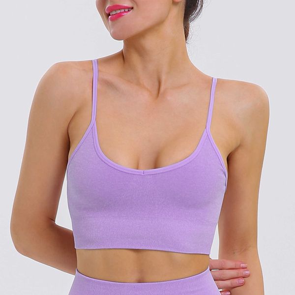 seamless sports bra fitness suit sports suspender bra adjustable shoulder straps gathered for shock absorption
seamless sports bra fitness suit sports suspender bra adjustable shoulder straps gathered for shock absorption