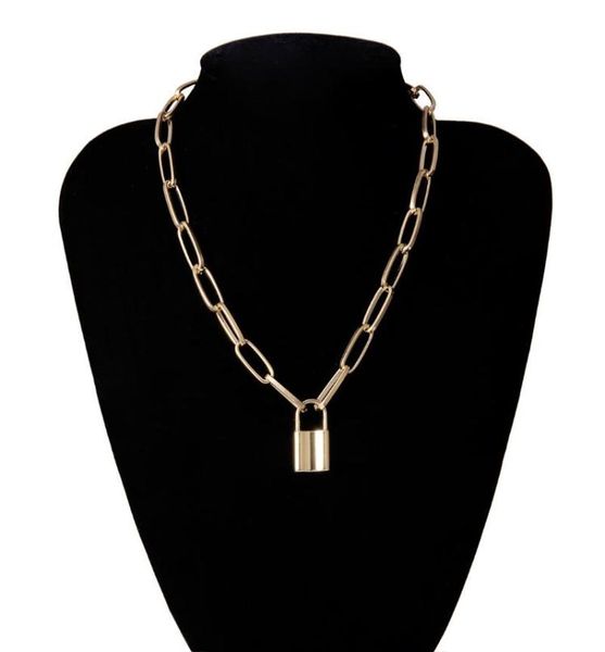 fashion punk men women lock pendant necklace layered chain on the neck choker party jewelry 2021 selling metal cool necklaces3385262, Silver
fashion punk men women lock pendant necklace layered chain on the neck choker party jewelry 2021 selling metal cool necklaces3385262, Silver