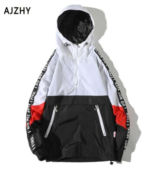 men windbreaker jackets fashion patchwork color block pullover autumn hooded jacket men hip hop streetwear tracksuit casual coat3556413, Black;brown
men windbreaker jackets fashion patchwork color block pullover autumn hooded jacket men hip hop streetwear tracksuit casual coat3556413, Black;brown