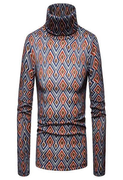 men fashion rhombus print high neck long sleeve jumper winter slim pullover 404557, White;black
men fashion rhombus print high neck long sleeve jumper winter slim pullover 404557, White;black