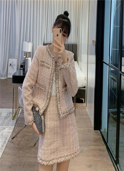 elegant two piece skirt set for women beading o neck tweed jacket open stitchtassel a line skirt mini autumn pink outfits3908359, Gray
elegant two piece skirt set for women beading o neck tweed jacket open stitchtassel a line skirt mini autumn pink outfits3908359, Gray