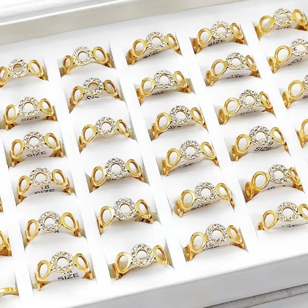 10pcs/lot classic fashion jewelry trendy gold plated stainless steel ring woman man engagement party gift finger accessory wholesale, Slivery;golden
10pcs/lot classic fashion jewelry trendy gold plated stainless steel ring woman man engagement party gift finger accessory wholesale, Slivery;golden