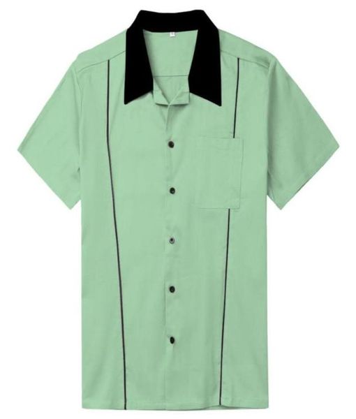 men039s casual shirts sishion 2021 grey brown green men shirt st118 cotton button up classic retro bowling plus size short slee3733398, White;black
men039s casual shirts sishion 2021 grey brown green men shirt st118 cotton button up classic retro bowling plus size short slee3733398, White;black