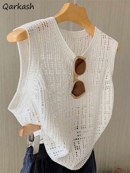 women's vests hollow out vest women vintage summer simple streetwear vacation female fashion all-match elegant daily beach style ulzzan, Black;white
women's vests hollow out vest women vintage summer simple streetwear vacation female fashion all-match elegant daily beach style ulzzan, Black;white