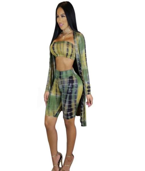 crop shorts blouse women 3 piece set fashion tie dye print full sleeve long chest wrapped sets women039s tracksuits8504128, Gray
crop shorts blouse women 3 piece set fashion tie dye print full sleeve long chest wrapped sets women039s tracksuits8504128, Gray