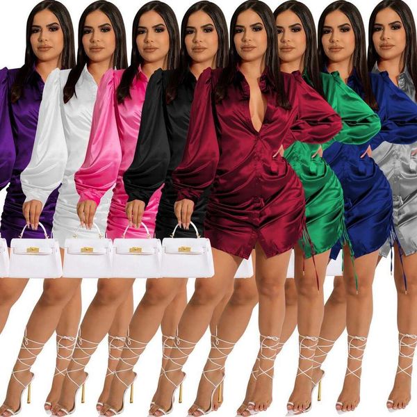 platform casual fashion shirt pure color womens dress, Black;gray
platform casual fashion shirt pure color womens dress, Black;gray