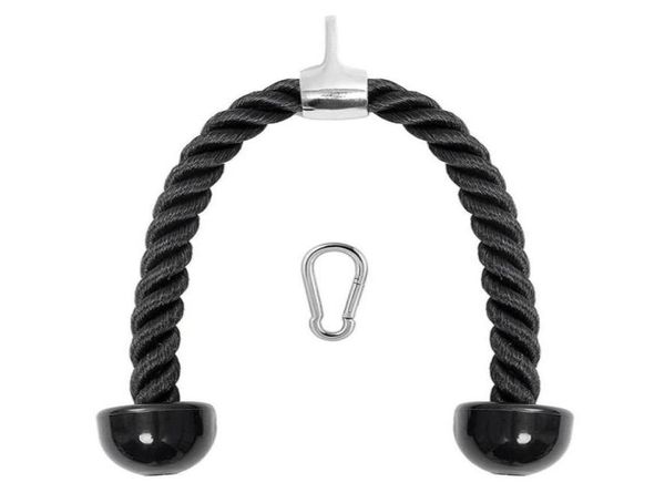 heavy duty tricep rope 27in pull down fitness cable attachment machine coated nylon rope with snap hook25081087552700
heavy duty tricep rope 27in pull down fitness cable attachment machine coated nylon rope with snap hook25081087552700