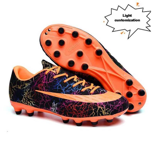 kids soccer shoes youth tf ag new mens football boots fashion sneakers orange purple green children's training shoes lightning lines
kids soccer shoes youth tf ag new mens football boots fashion sneakers orange purple green children's training shoes lightning lines