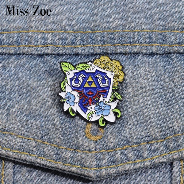 zelda shield enamel pins custom game element blue shield brooches lapel badges cartoon funny jewelry gift for kids friends, Gray
zelda shield enamel pins custom game element blue shield brooches lapel badges cartoon funny jewelry gift for kids friends, Gray