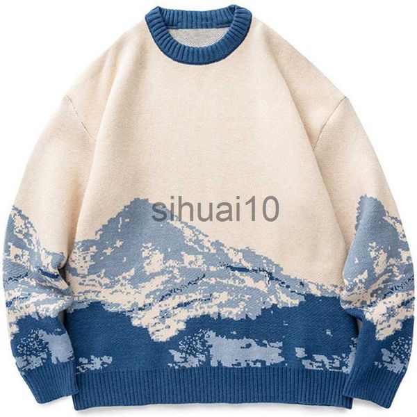 men's sweaters men hip hop streetwear harajuku sweater vintage japanese style snow mountain knitted sweater winter casual pullover knit, White;black
men's sweaters men hip hop streetwear harajuku sweater vintage japanese style snow mountain knitted sweater winter casual pullover knit, White;black