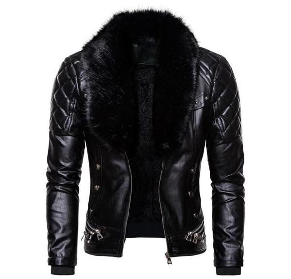 men039s fur faux trendy collar detachable leather jacket men fashion motocycle jackets coats slim fit windproof warm9617900, Black
men039s fur faux trendy collar detachable leather jacket men fashion motocycle jackets coats slim fit windproof warm9617900, Black