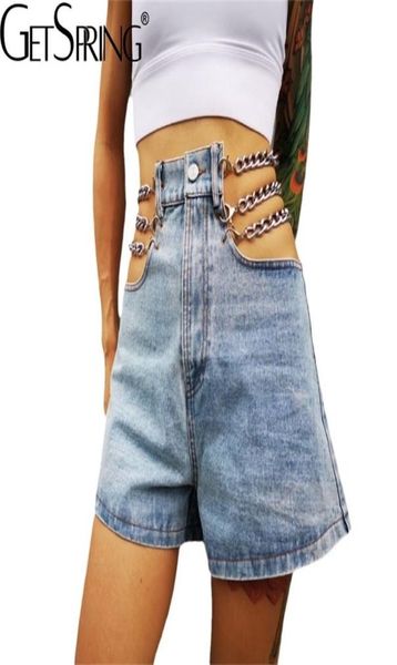 getspring women shorts denim shorts chain hollow out high waisted summer mini jeans shorts fashion arrival blue 2106162004673, White;black
getspring women shorts denim shorts chain hollow out high waisted summer mini jeans shorts fashion arrival blue 2106162004673, White;black