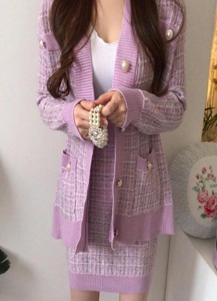 two piece dress korean autumn retro vneck pearl buckle design knitted jacket high waist bag hip skirt suit woman skirts8285304, White
two piece dress korean autumn retro vneck pearl buckle design knitted jacket high waist bag hip skirt suit woman skirts8285304, White