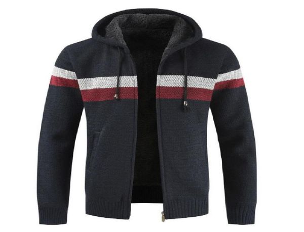 mens hoodies knitted sweater men autumn winter patchwork pull thicken warm hooded cardigan jumpers wool liner zipper fleece coat1262210, White;black
mens hoodies knitted sweater men autumn winter patchwork pull thicken warm hooded cardigan jumpers wool liner zipper fleece coat1262210, White;black