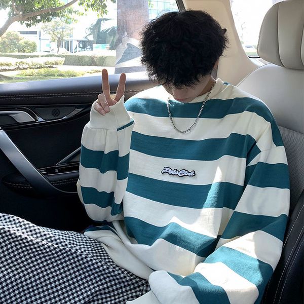 men's jackets privathinker autumn striped loose sweatshirts korean style fashion couple clothing brand casual women pullovers male hood, Black;brown
men's jackets privathinker autumn striped loose sweatshirts korean style fashion couple clothing brand casual women pullovers male hood, Black;brown