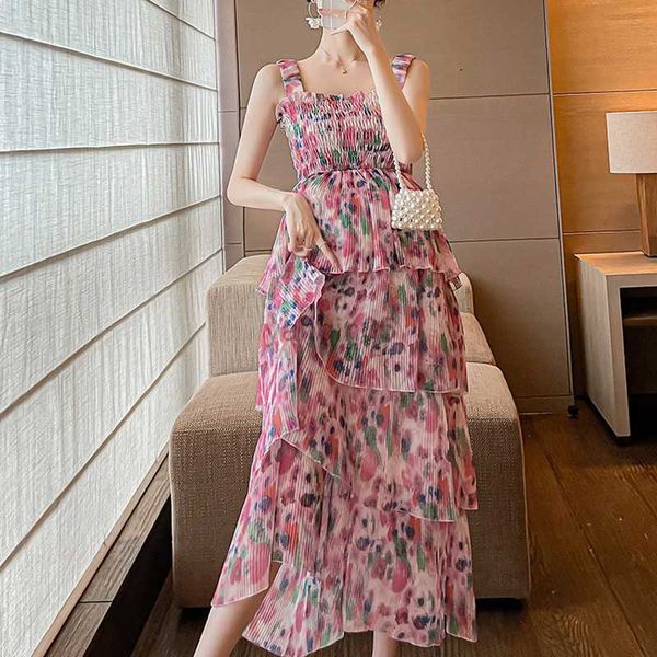maternity dresses carecode summer chiffon floral printed maternity dress spaghetti strap pleated ruffle vacation beach long pregnancy party, White
maternity dresses carecode summer chiffon floral printed maternity dress spaghetti strap pleated ruffle vacation beach long pregnancy party, White