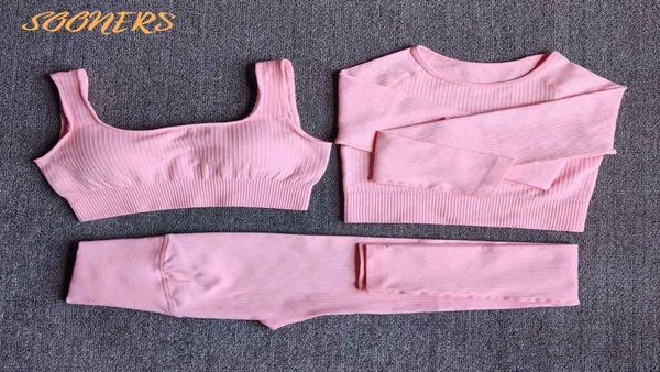 sooners yoga outfit shaping seamless high waist legging fitness sports bras long sleeve crop 23pcs sportswear workout clothes7247951, White;red
sooners yoga outfit shaping seamless high waist legging fitness sports bras long sleeve crop 23pcs sportswear workout clothes7247951, White;red