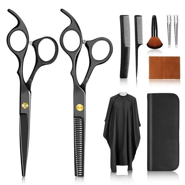 10-piece professional hair cutting scissors set - perfect for barbers, salons & home use
10-piece professional hair cutting scissors set - perfect for barbers, salons & home use