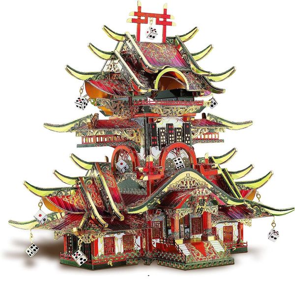 piececool 3d metal puzzle ancient building model of casino craft collection brain teaser stress relief toys handmade entertainment for adult
piececool 3d metal puzzle ancient building model of casino craft collection brain teaser stress relief toys handmade entertainment for adult