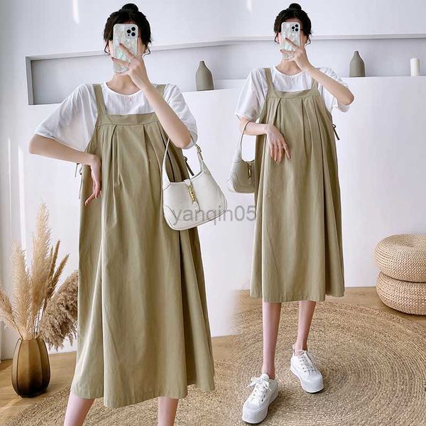 maternity dresses 818# summer casual cotton maternity dress loose white tees sling dress suits clothes for pregnant women pregnancy postpart
maternity dresses 818# summer casual cotton maternity dress loose white tees sling dress suits clothes for pregnant women pregnancy postpart