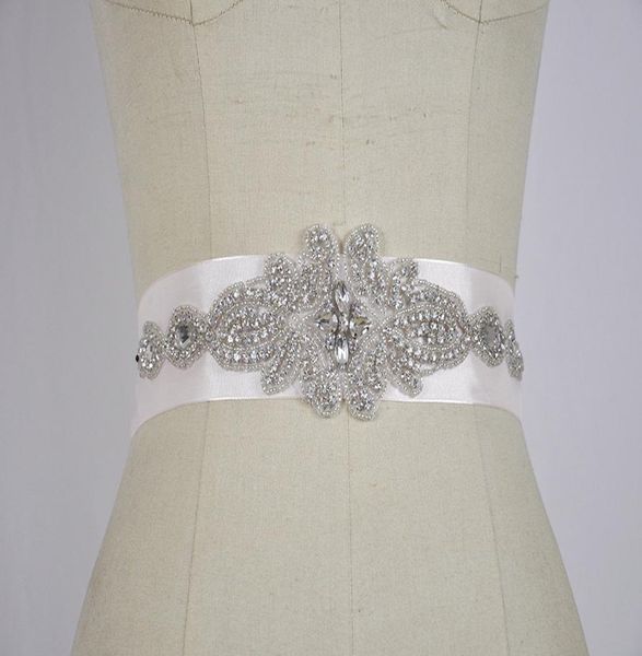 adjustable size white crystal beaded bridal sashes for brides rhinestones belts wedding accessory custom made4124379
adjustable size white crystal beaded bridal sashes for brides rhinestones belts wedding accessory custom made4124379